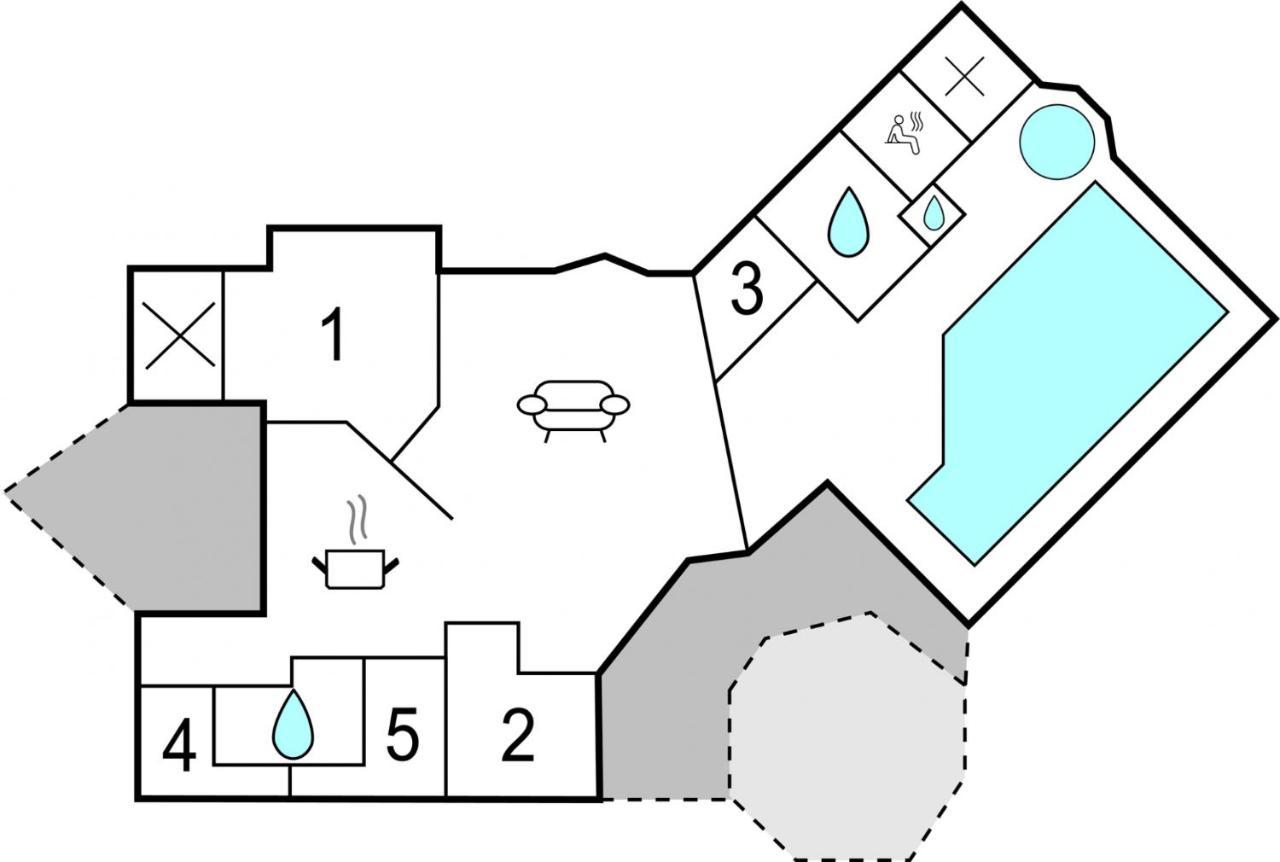Willa Kranich Poolferienhaus Hohendorf  Zewnętrze zdjęcie
